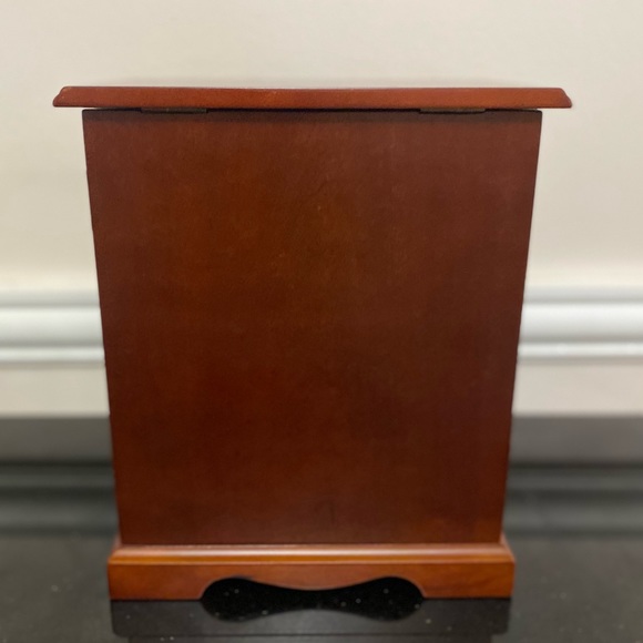 Wood Jewelry Box Drawers Doors Storage - Picture 4 of 6